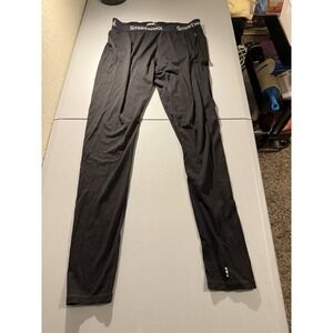 Smartwool Leggings Pants Women L Black Merino 150 Wool Base Layer Casual Thermal